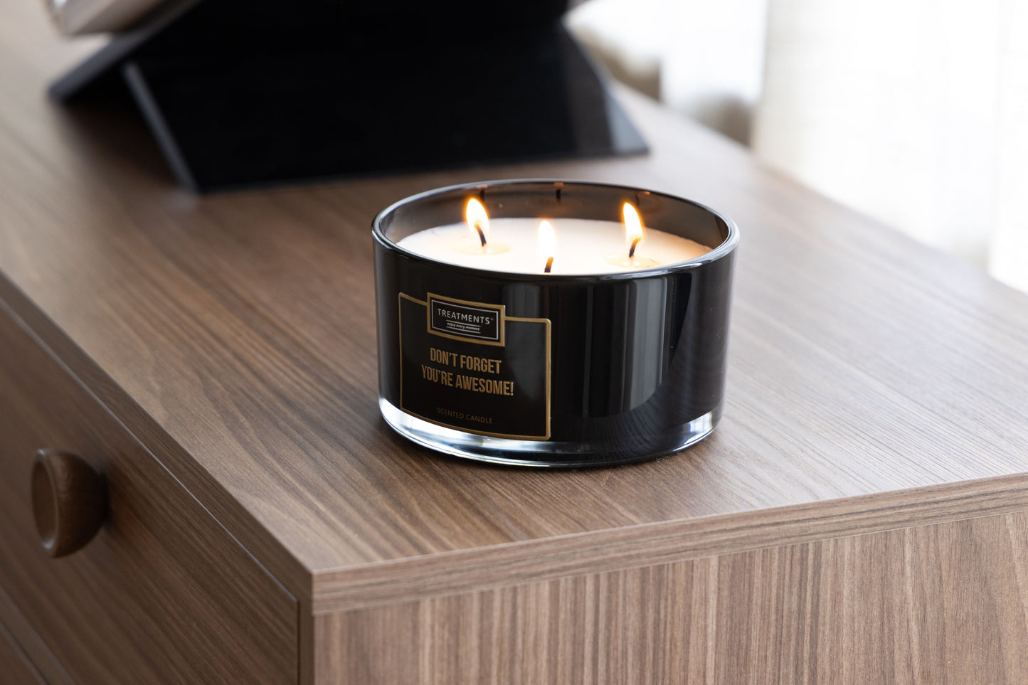 Sample Sale: Scented Candle XL - Met Quote - Home is your Comfy Place - 560 gram