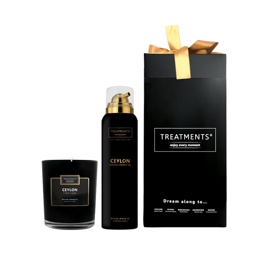 Treatments® - Geschenkbox Duschschaum &amp; Kerze - Ceylon