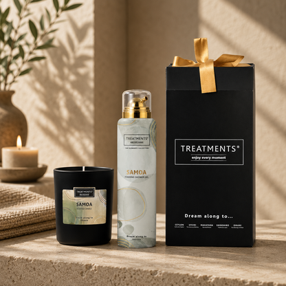 Treatments® - Geschenkbox Duschschaum &amp; Kerze - Samoa