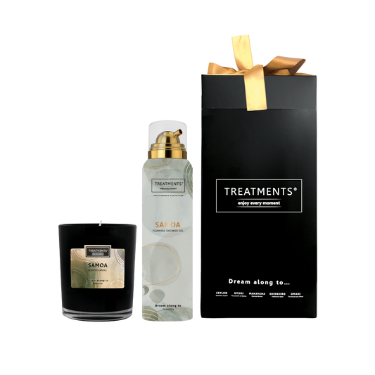 Treatments® - Geschenkbox Duschschaum &amp; Kerze - Samoa