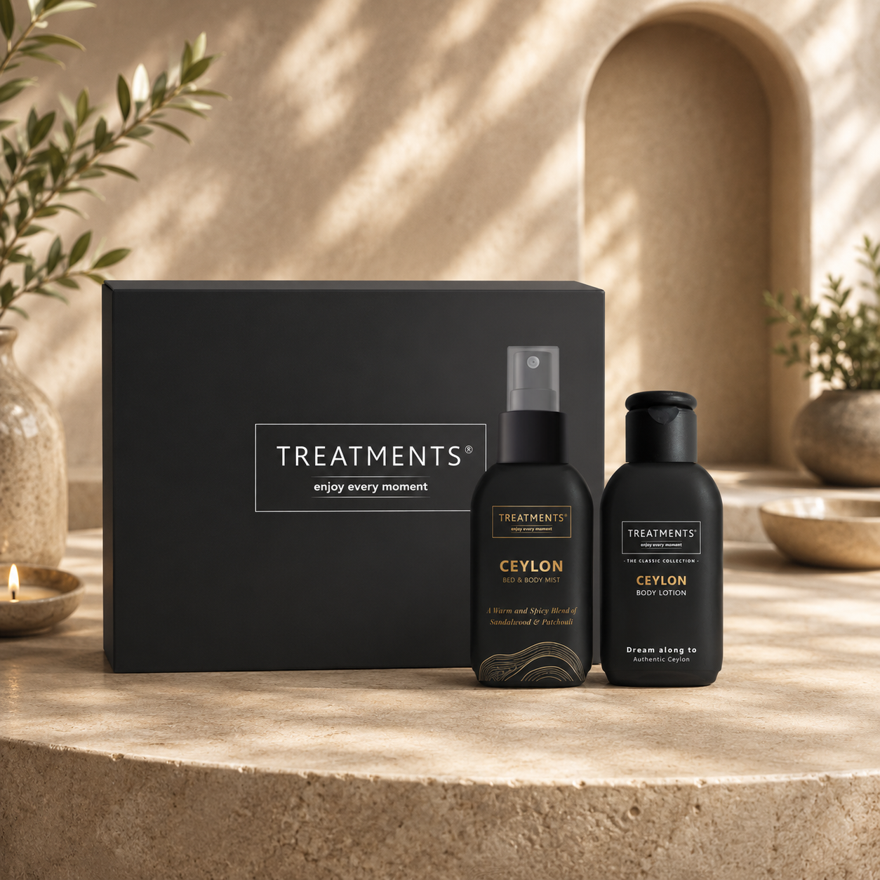 Treatments® - Geschenkbox Körper &amp; Duft (2 Stück im Briefkasten) - Ceylon